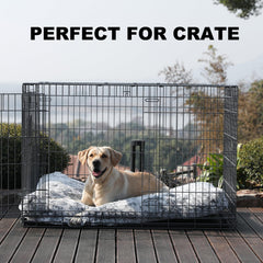 Bedfolks non-slip bottom keeps the bed in place inside the crate