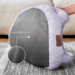Bedsure 20-inch Misty Lilac bed ideal for small dogs and indoor cats