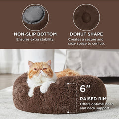 Bedsure cat bed with anti-slip base keeps bed in place during play