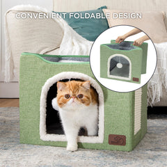 Bedsure top platform provides extra lounging space and window watching