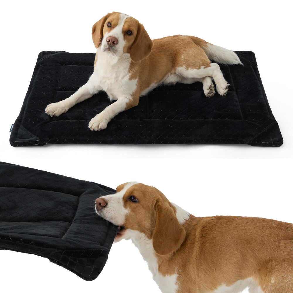 Bedsure chew-resistant dog bed 35x22 front view for durable chewing