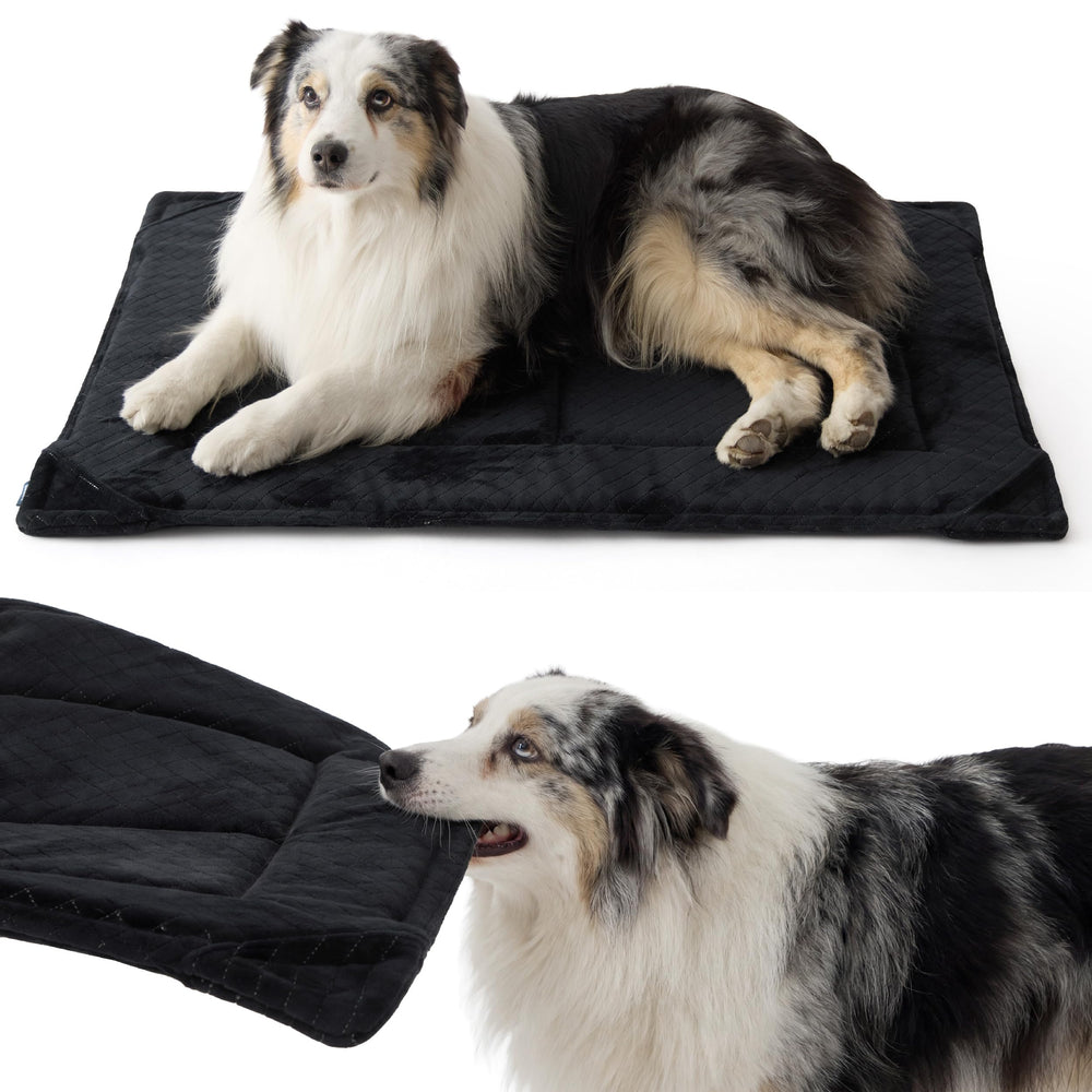 Bedsure XL chew resistant dog bed with corner reinforcement for chewers.