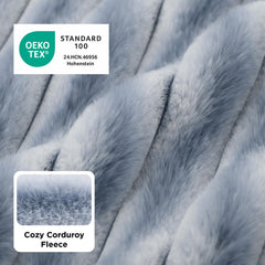 Bedsure ComfyFleece dog bed side profile with plush fur for warmth