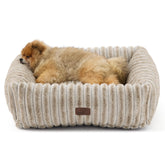 Bedsure ComfyFleece Amphora bed with plush fabric for warm, cozy naps