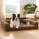 Bedsure ComfyFleece orthopedic dog bed large with memory foam for joint comfort