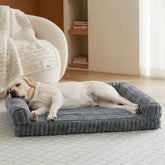 Bedsure ComfyFleece orthopedic bed with memory foam for extra-large dogs' joint support