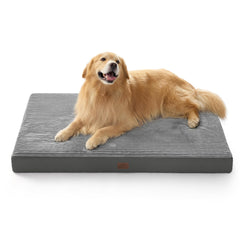 Bedsure ComfyFleece XXL dog bed in crate offers plush comfort for large dogs
