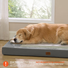 Bedsure ComfyFleece XXL orthopedic foam core supports joints for restful lounging