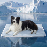 Bedsure cooling dog mat XL fabric close-up with instant cooling
