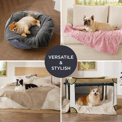 Bedsure dog blanket nap-time soft fabric for relaxed afternoons with pets.