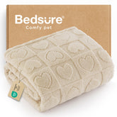 Bedsure dog blanket soft coral fleece for cozy naps