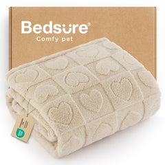 Bedsure dog blanket soft coral fleece for cozy naps