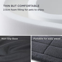 Bedsure dog crate pad inside crate or carrier for calm travel