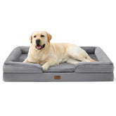 Bedsure jumbo orthopedic dog bed outer view offers ample space for large dogs.