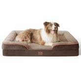 Bedsure L Plus orthopedic dog bed full shot for large dogs, showing a spacious supportive surface.