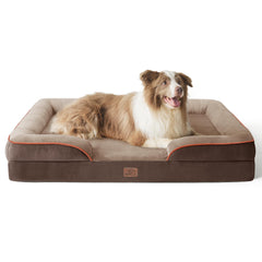 Bedsure L Plus orthopedic dog bed full shot for large dogs, showing a spacious supportive surface.