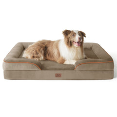 Bedsure L Plus orthopedic dog bed with waterproof cover for easy cleaning