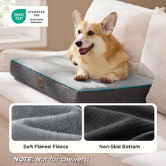 Bedsure non-slip bottom keeps the bed steady on smooth floors.