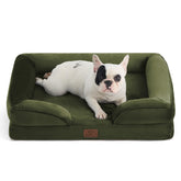 Bedsure orthopedic dog bed with egg-crate foam providing joint support for restful sleep.