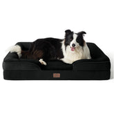 Bedsure orthopedic dog bed with large foam core provides steady joint support.