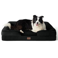 Bedsure orthopedic dog bed with large foam core provides steady joint support.