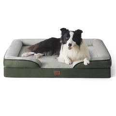 Bedsure orthopedic dog bed with large foam for joint relief and restful sleep.