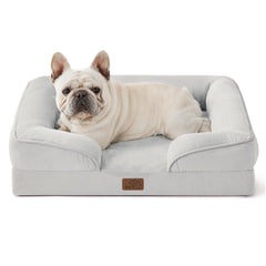 Bedsure orthopedic dog bed closeup showing foam support and comfort