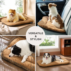 Bedsure polyfill kennel pad provides plush support