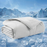 Bedsure Premium Cooling Blanket on a dog bed showing cooling comfort for pets