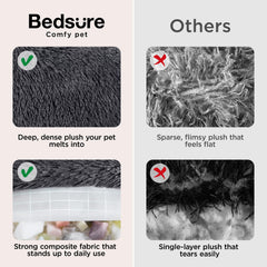 Bedsure SupportMax anti-slip bottom keeps the bed in place on slippery floors