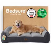 Bedsure SupportMax XL Plus orthopedic bed with waterproof cover, ideal for easy cleaning.