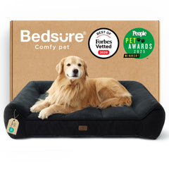 Bedsure SupportMax XL Plus orthopedic dog bed, 48-inch, offering enhanced joint support for large dogs.
