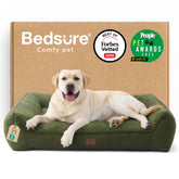 Bedsure SupportMax XL Pro orthopedic dog bed with a plush cover for joint-friendly support.