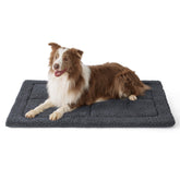 Bedsure washable dog crate bed for large dogs with soft foam floor for cozy lounging