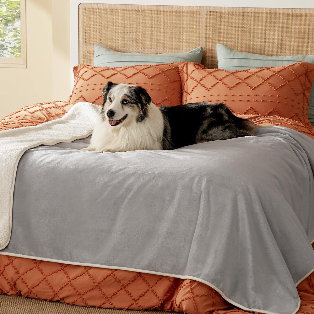 Bedsure waterproof blanket ideal for dog bed use to protect furniture.