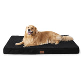Bedsure XL dog bed top view showing spacious area for large breeds and cozy comfort