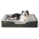 Bedsure XL orthopedic dog bed front view with extra-wide surface for large dogs