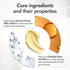 BeeCare+ Dog wound-care ointment applied to affected areas for soothing relief