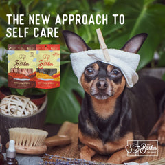 Beg & Barker air-dried liver jerky slices for protein-rich snacking.