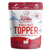 Beg & Barker Beef Topper bottle pour shows premium US beef for meals