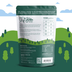 Beg & Barker Chicken Chips closeup reveals crisp jerky slices for protein-rich rewards.