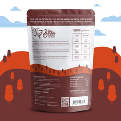 Beg & Barker USA-made label emphasizing air-dried nutrients and quality