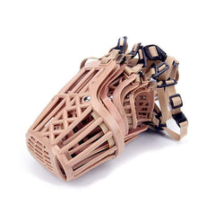 Beikalone basket-design dog muzzle provides all-around protection.
