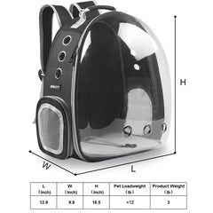 BEIKOTT cat backpack ventilation holes provide airflow during outdoor trips.