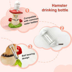 BELEATAL hamster food bowl supports easy feeding and portion control.
