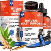 Beloved Pets bottle pour for yeast relief enables easy, mess-free application.