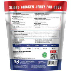 Beloved Pets chicken jerky soft pack front, convenient bulk dog chews for all breeds