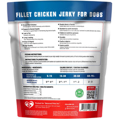 Beloved Pets chicken jerky bulkpack, grain-free chews for sensitive stomachs.