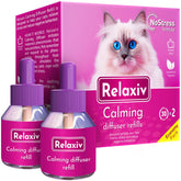 Beloved Pets feline calm diffuser refill bottle promotes a relaxed mood for cats.
