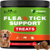 Beloved Pets Revolution bacon-flavor chewables package for daily flea and tick defense.
